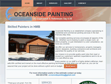 Tablet Screenshot of oceansidepainting88.com